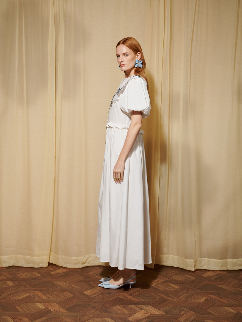 Pearled White Dresses