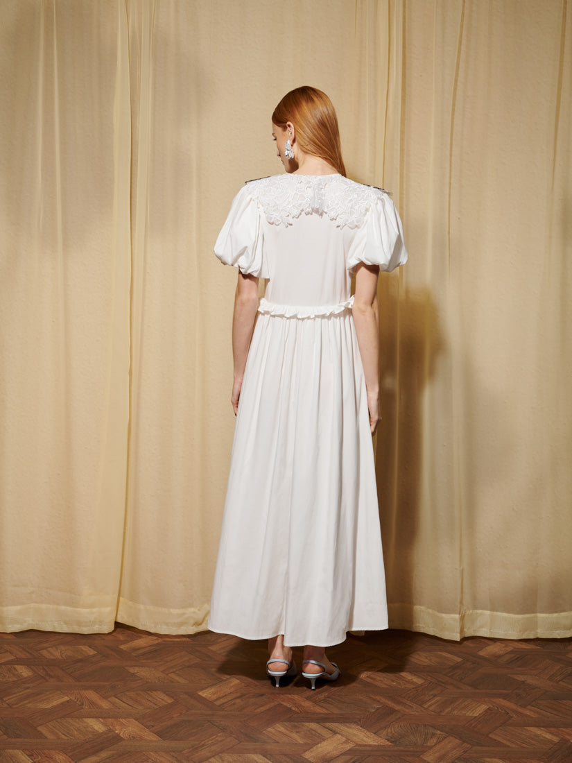 Pearled White Dresses