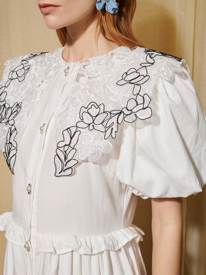 Pearled White Dresses