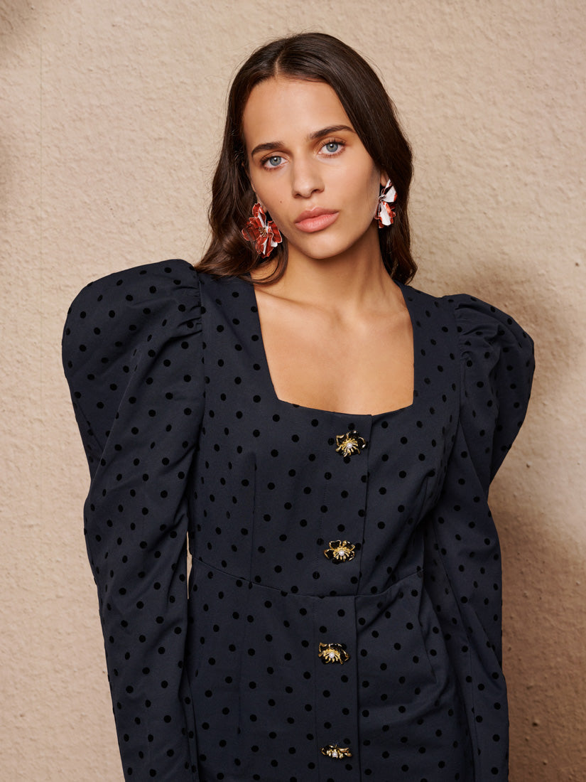 Spot Black Dresses