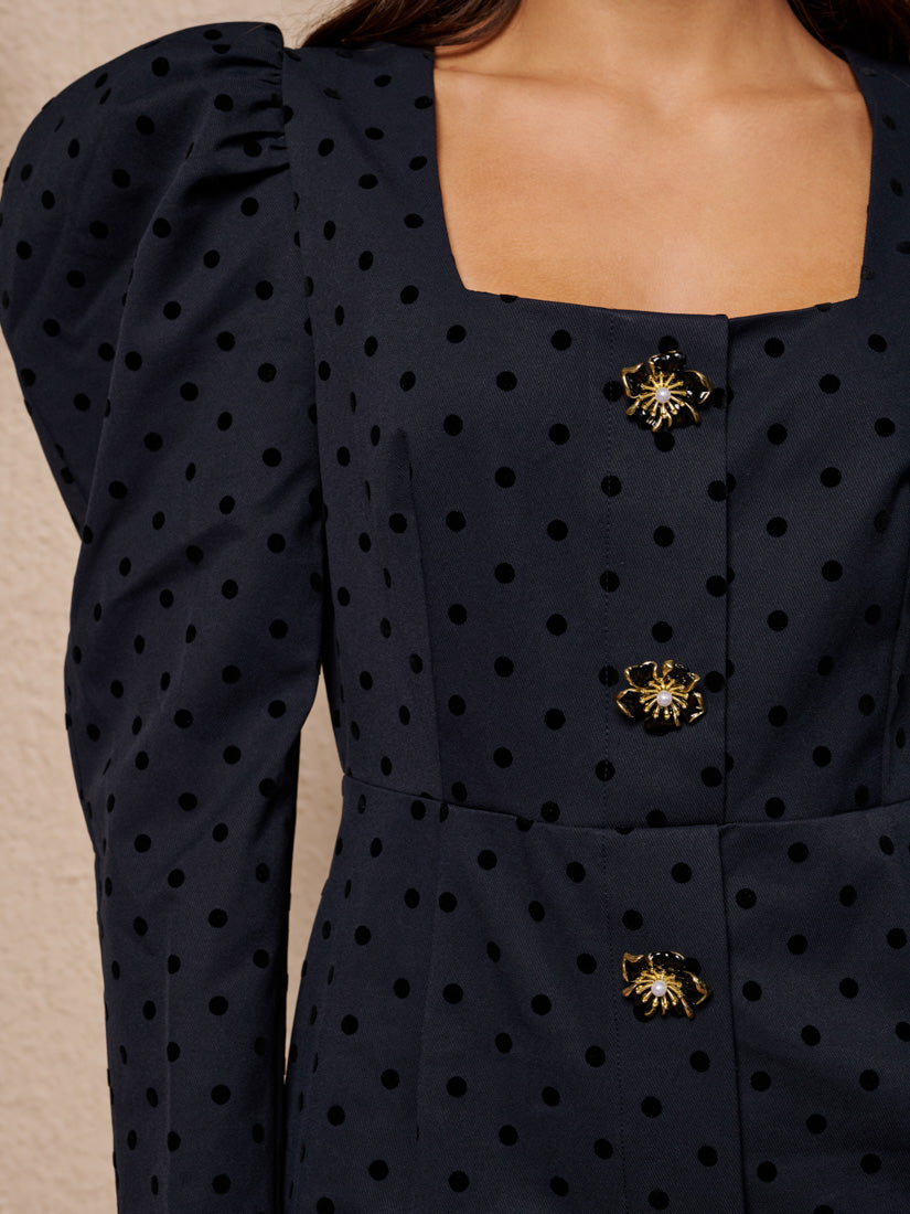 Spot Black Dresses