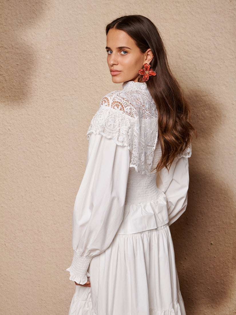 Pearled White Dresses
