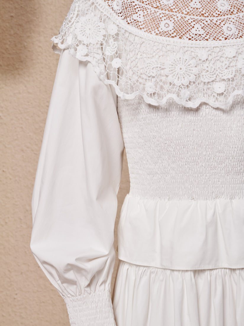 Pearled White Dresses