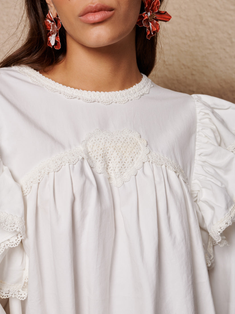 Pearled White Dresses