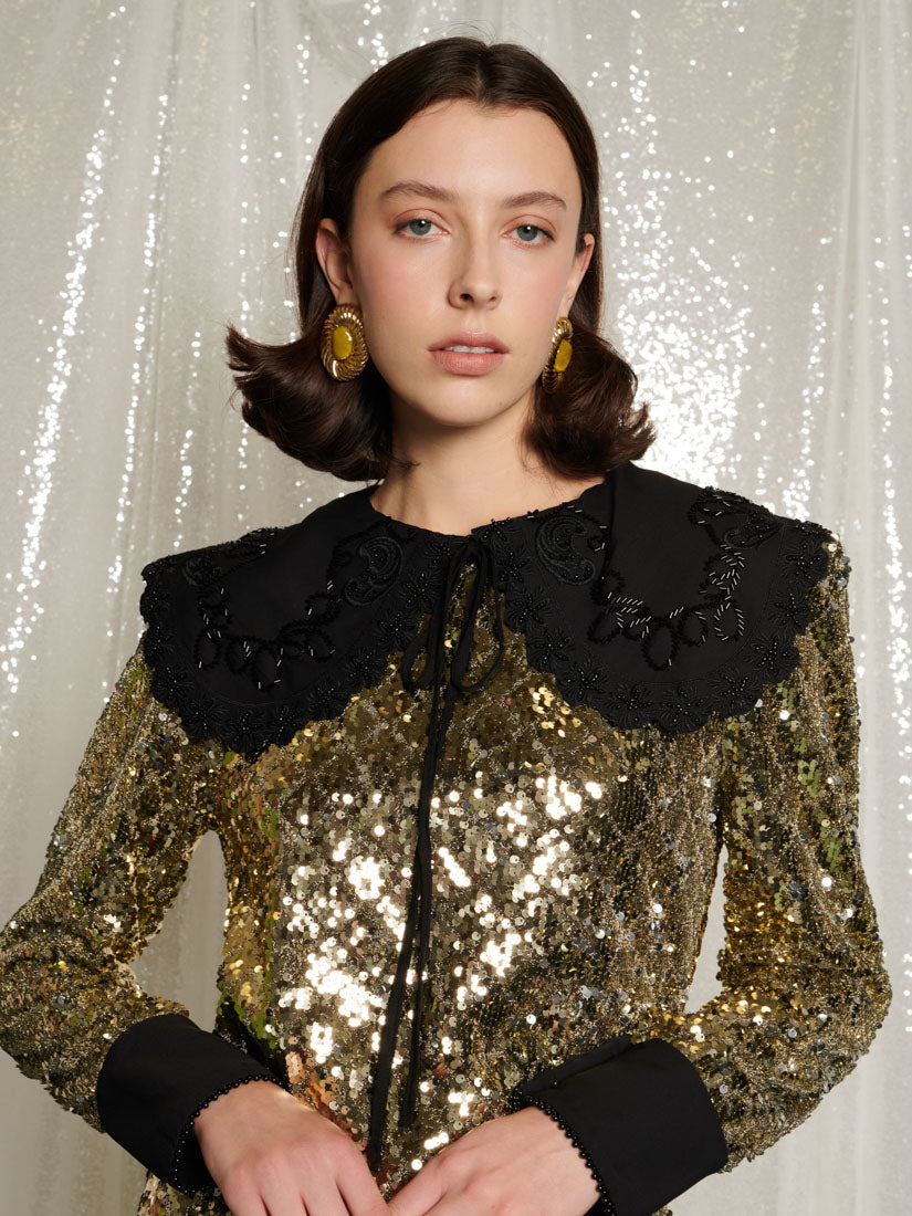 Vintage Gold Dresses