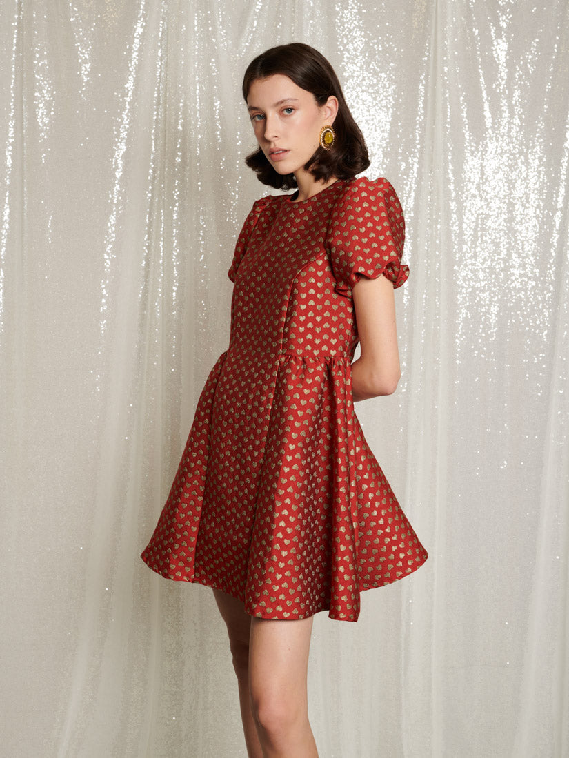 Gold & Red Dresses