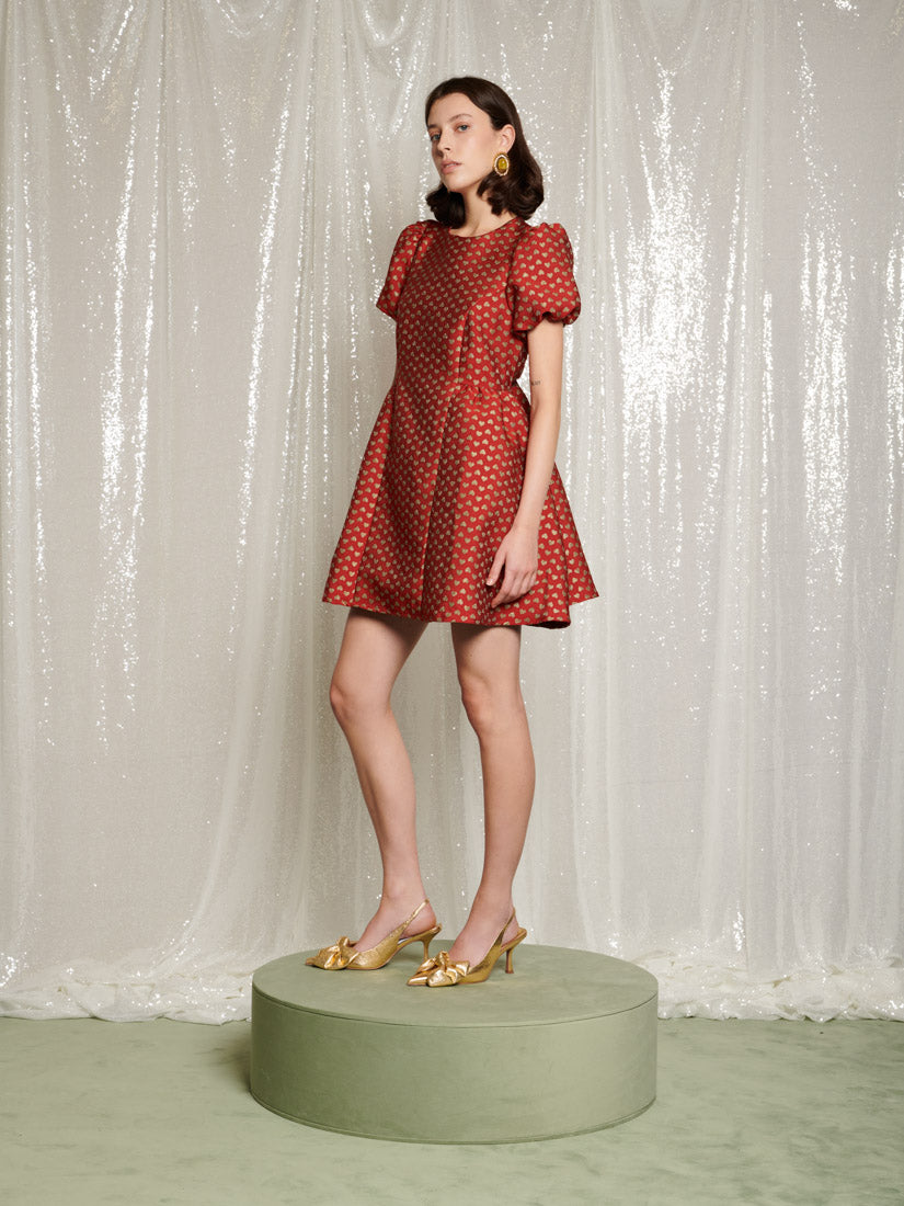 Gold & Red Dresses