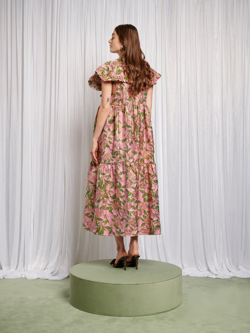 Flora, Lime & Pink Dresses