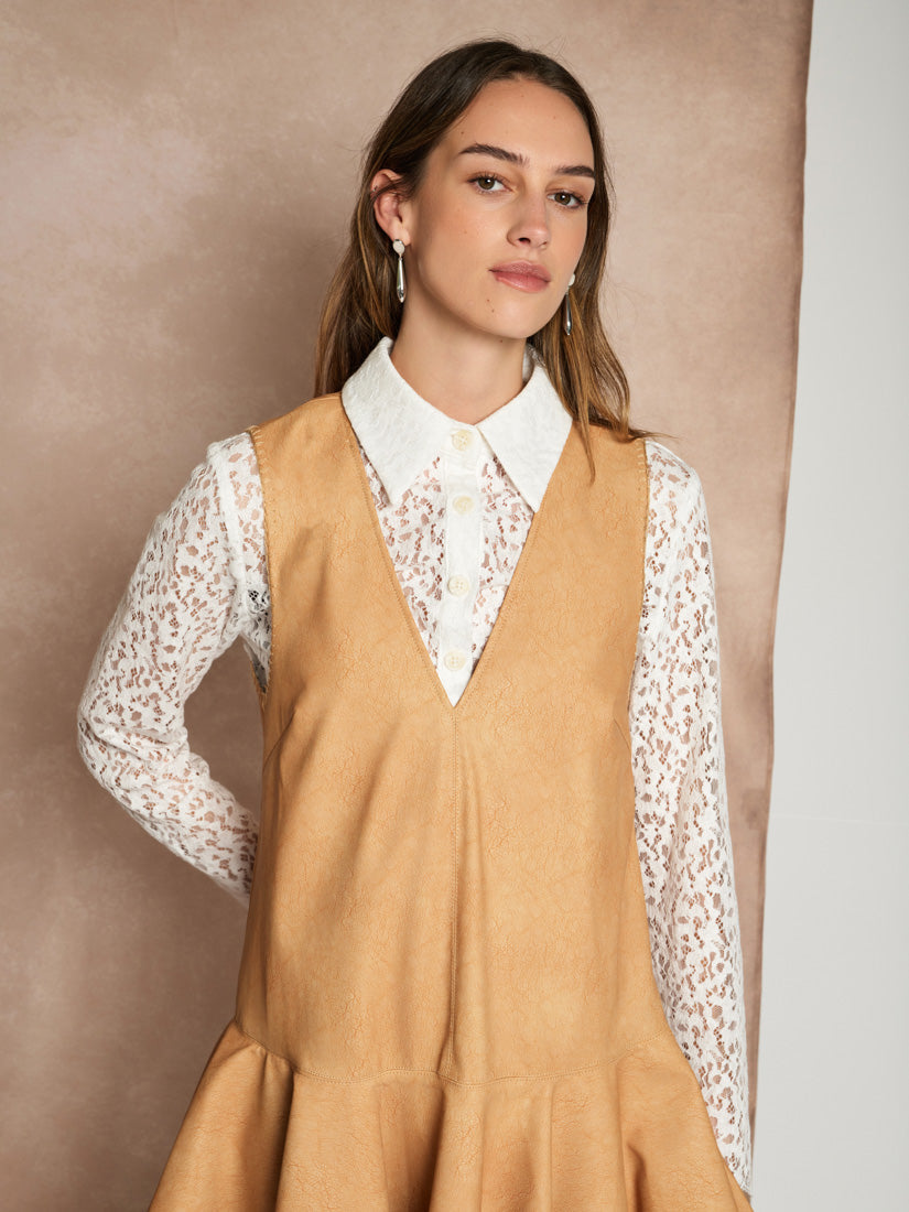 Ochre Tan Dresses
