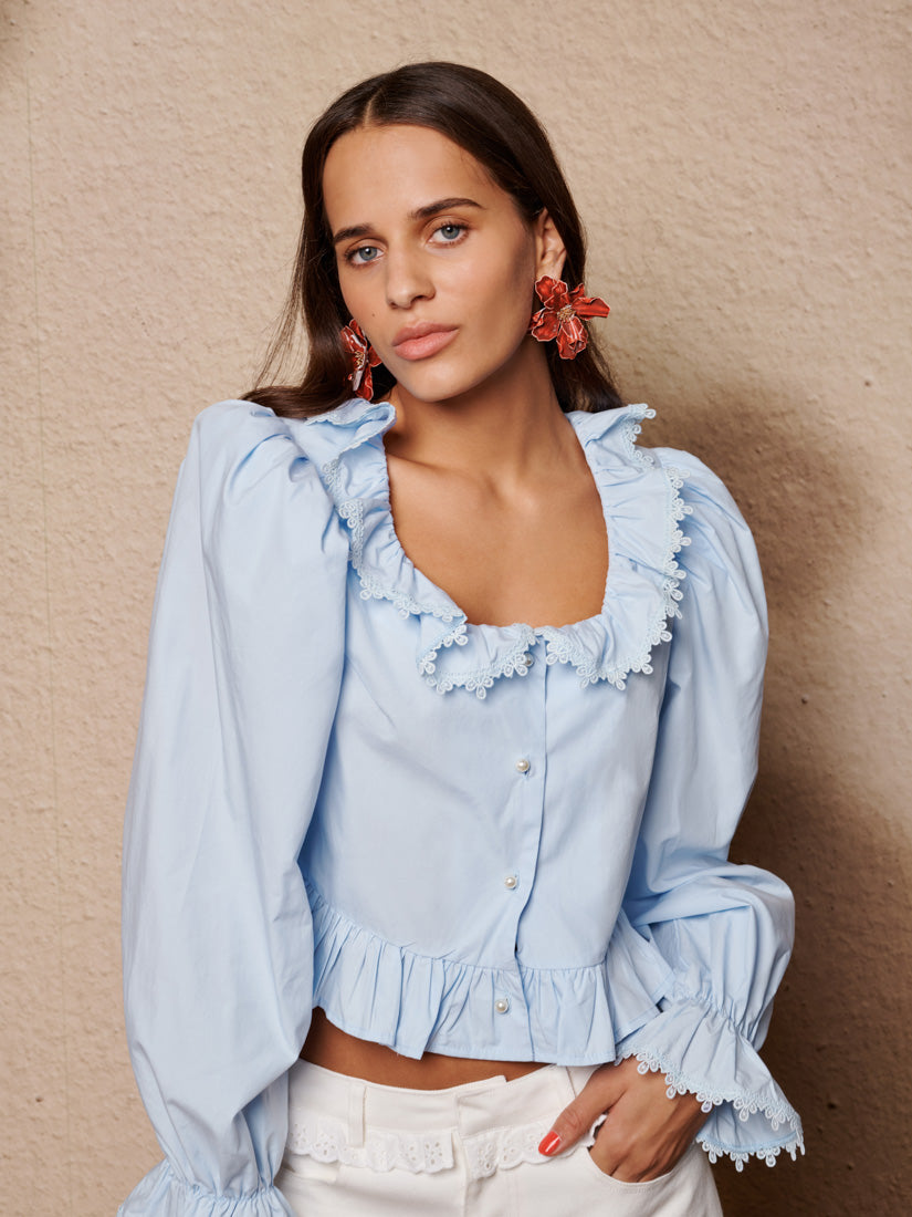 Cornflower Blue Tops