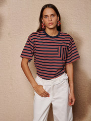 Red & Navy Tops