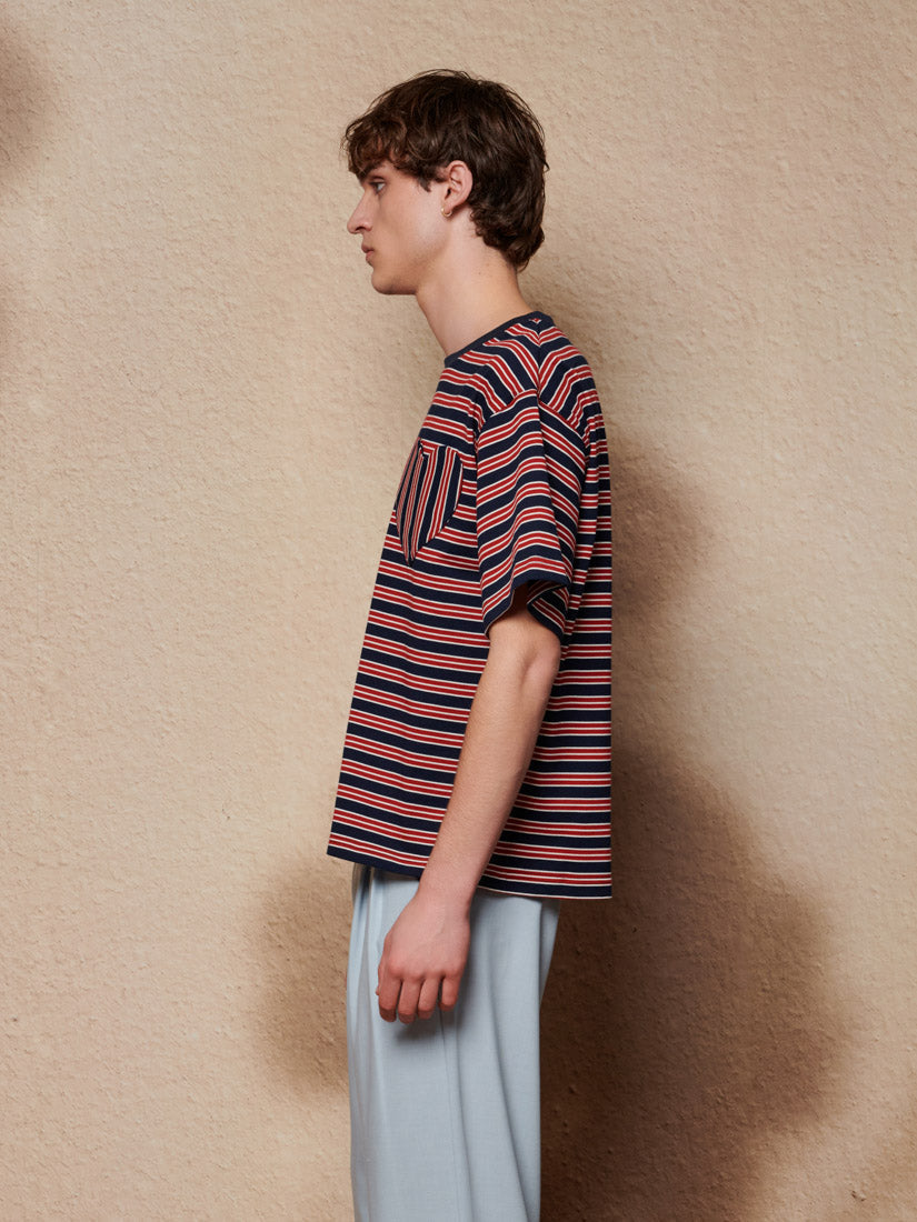 Red & Navy Tops