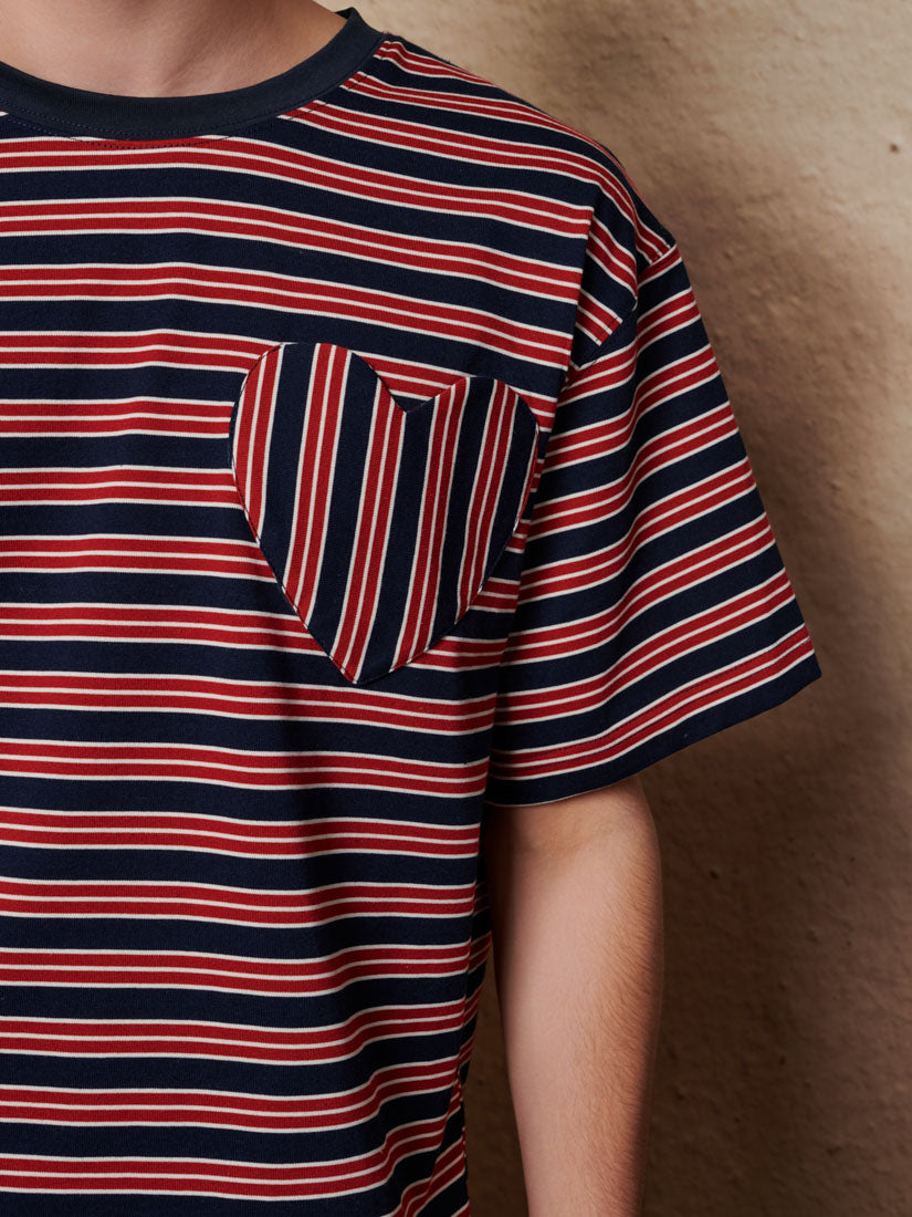 Red & Navy Tops