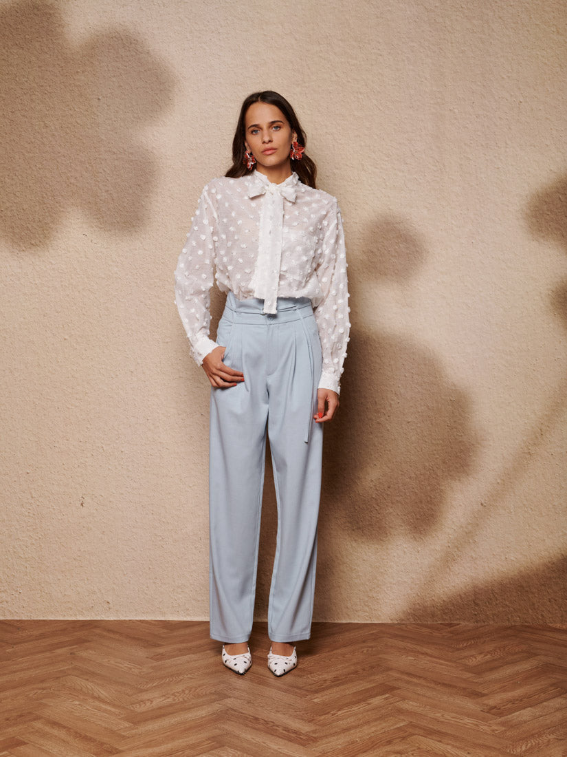 Pearled White Tops
