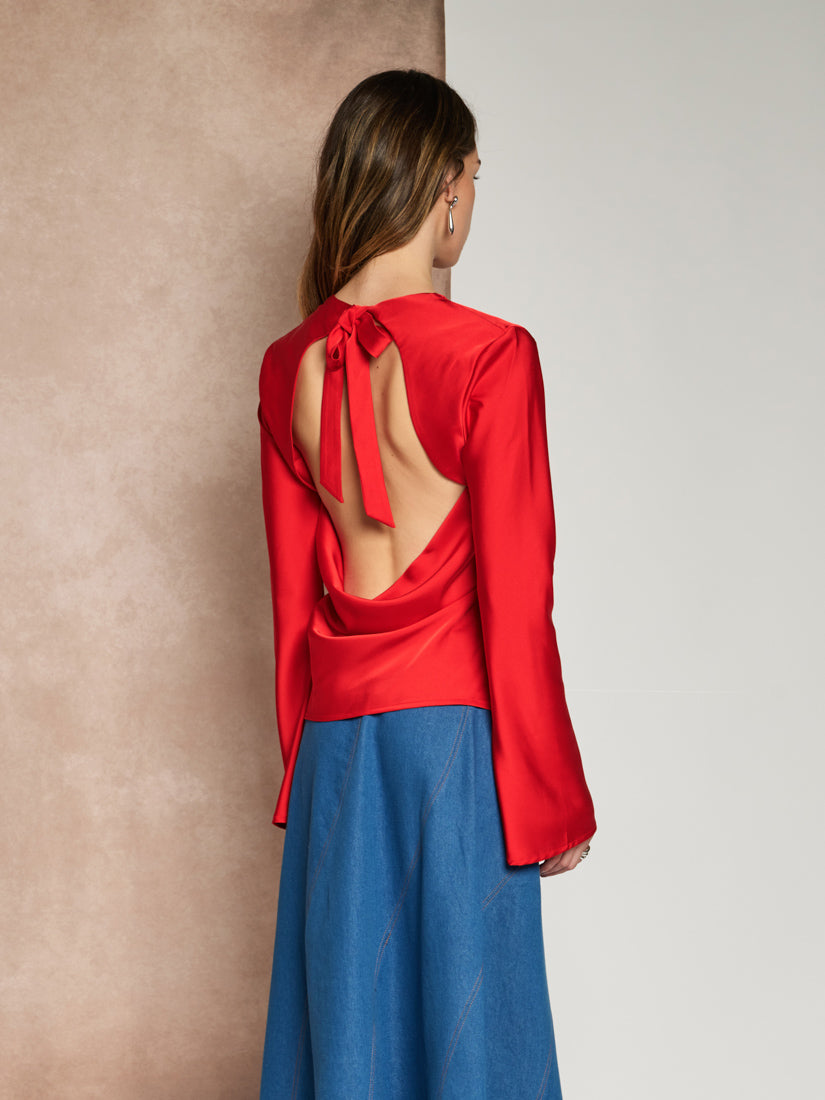 Vermillon Red Tops