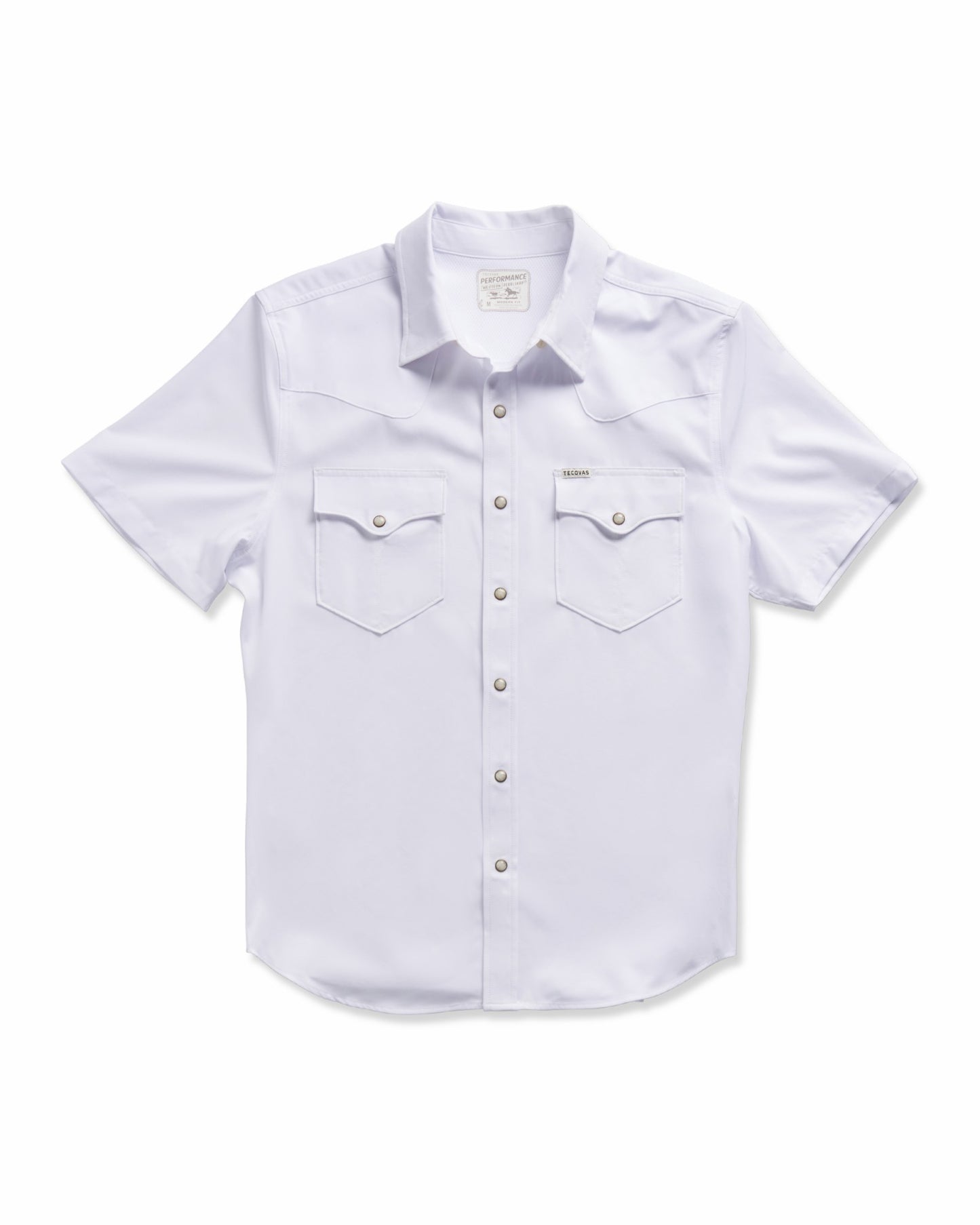 Men's Performance Western Short Sleeve Pearl Snap | Tecovas Men