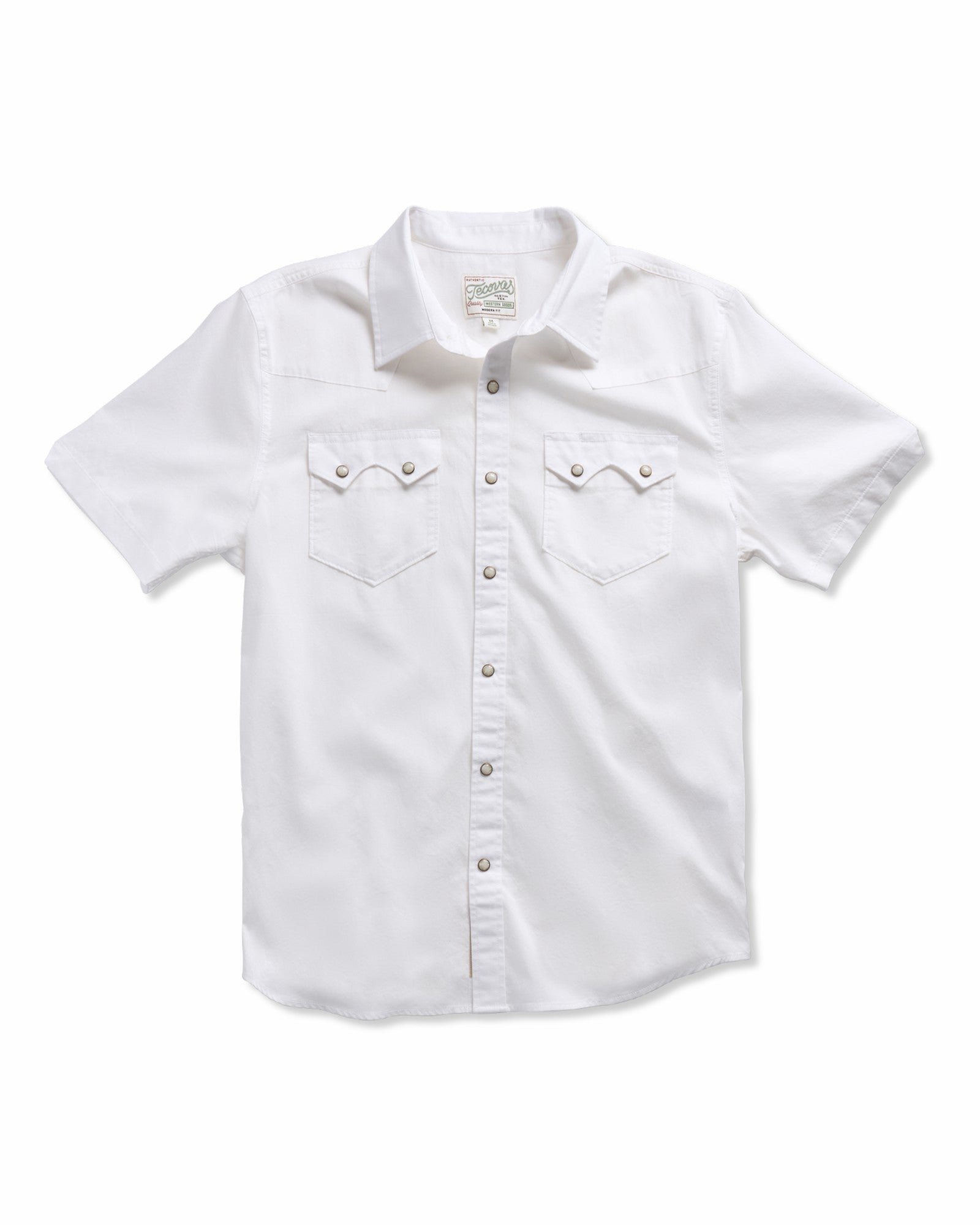 Men's Vintage Weight Short Sleeve Pearl Snap | Tecovas Men