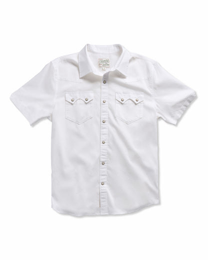 Men's Vintage Weight Short Sleeve Pearl Snap | Tecovas Men