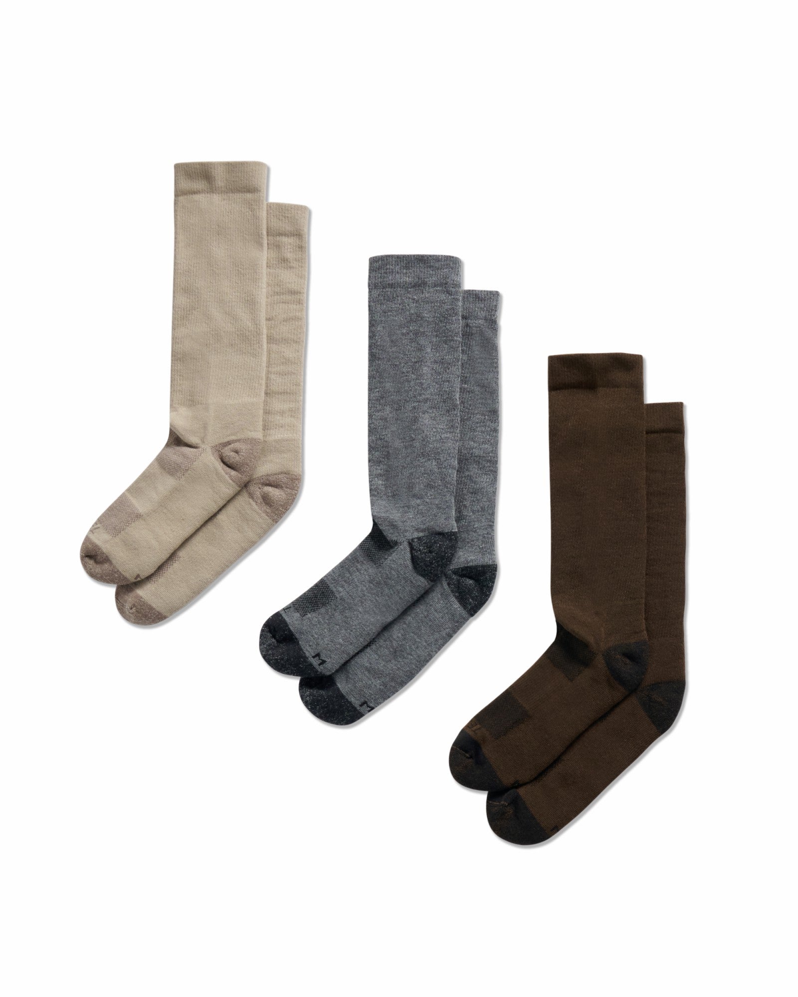 Tan/Dark Gray/Brown,S