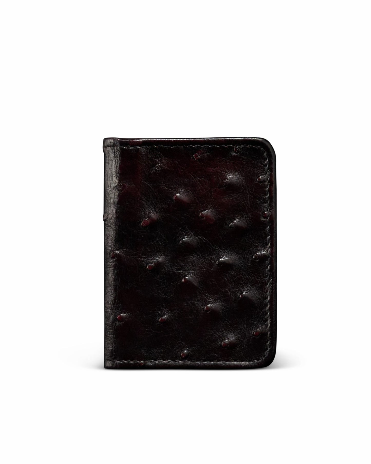 Ostrich Bifold Card Case | Tecovas Men