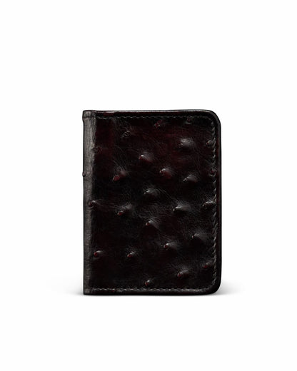 Ostrich Bifold Card Case | Tecovas Men