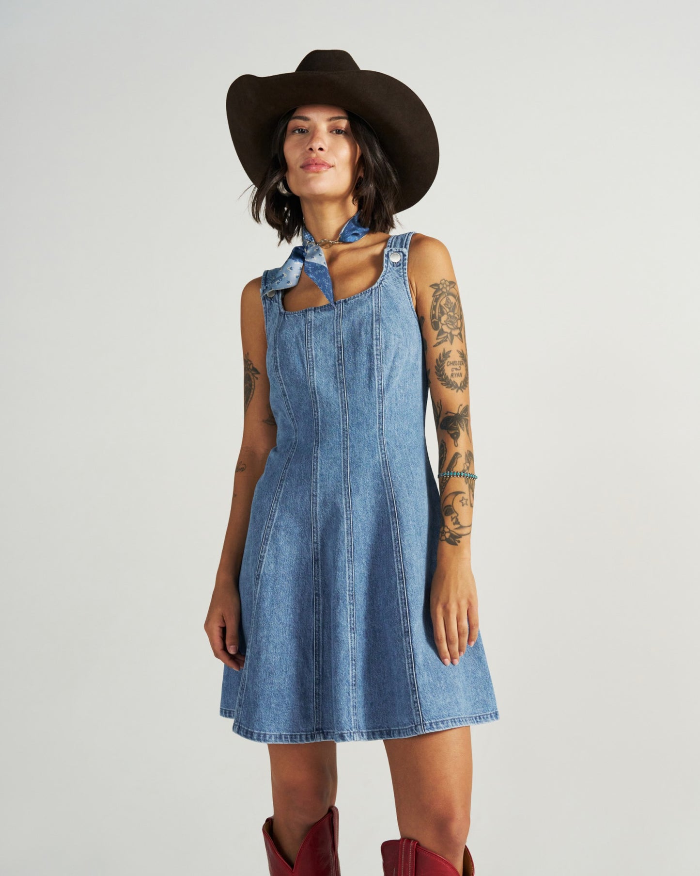 Women's Structured Mini Dress | Tecovas Women