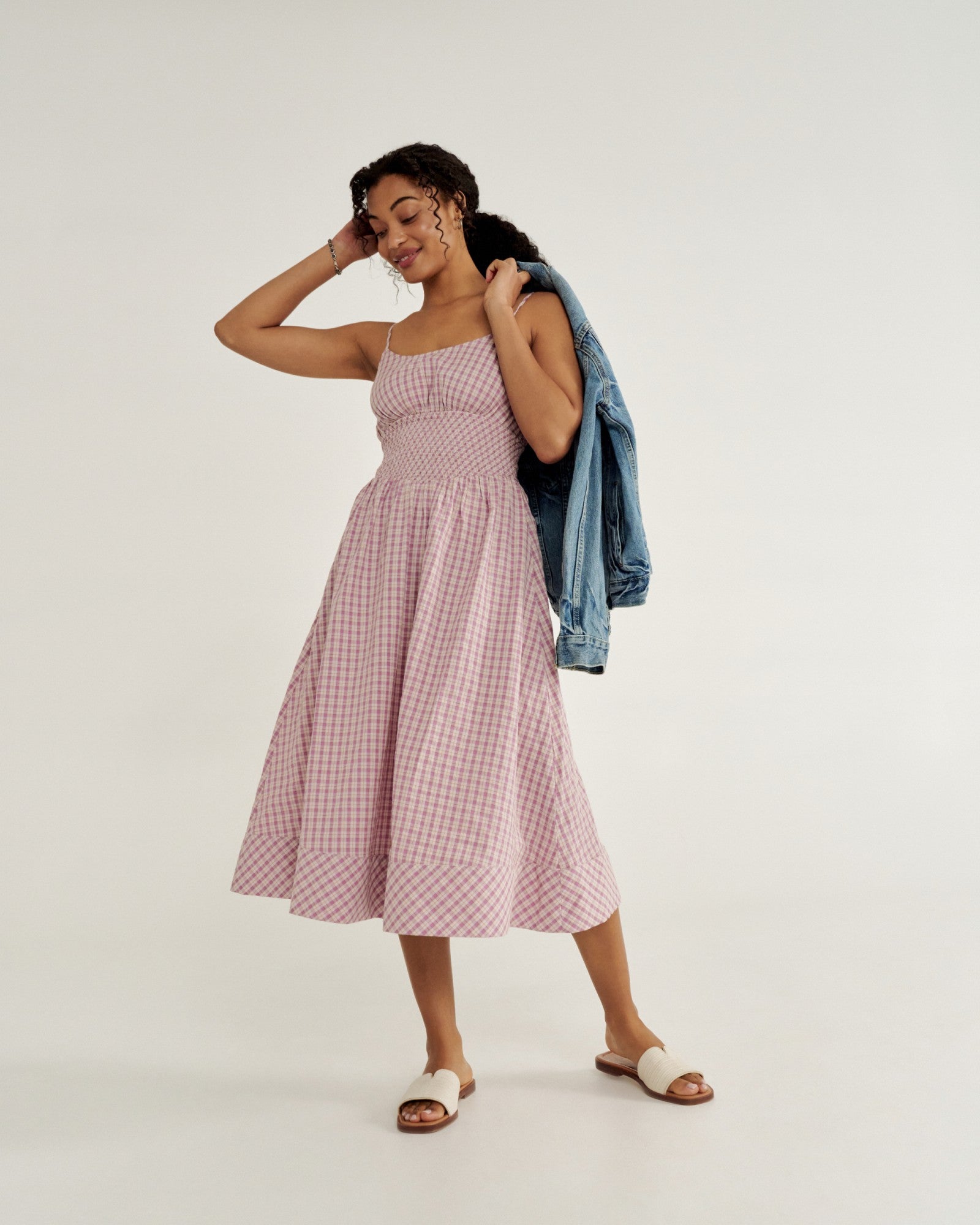 Women's Tiered Midi Dress | Tecovas Women