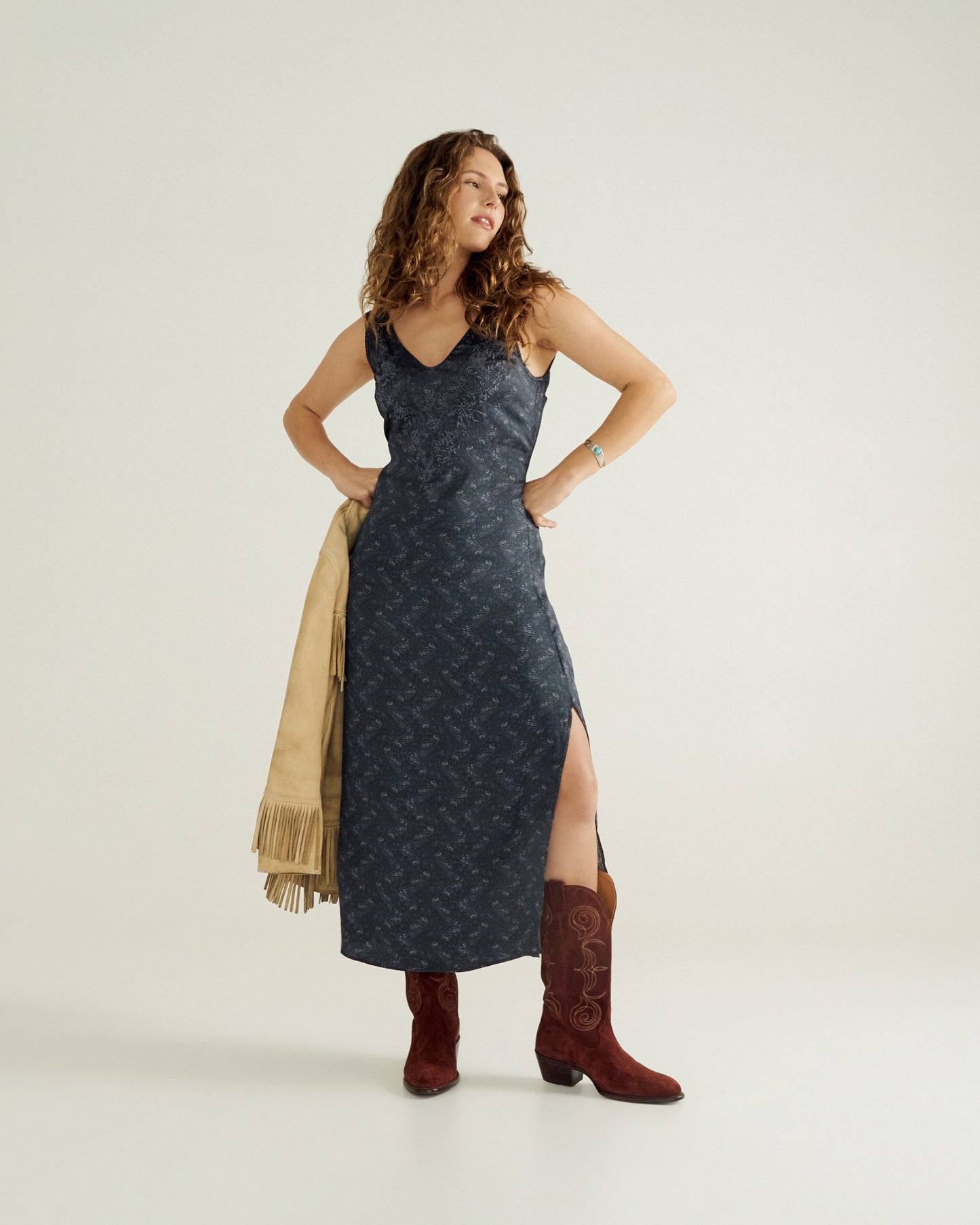 Women's Embroidered Slip Dress | Tecovas Women