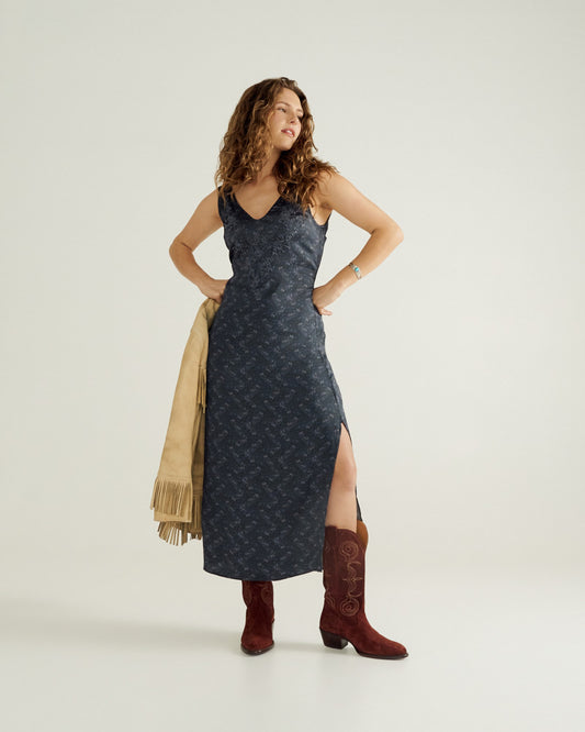 Women's Embroidered Slip Dress | Tecovas Women
