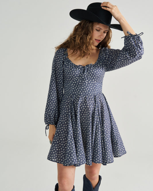 Women's Long Sleeve Mini Dress | Tecovas Women