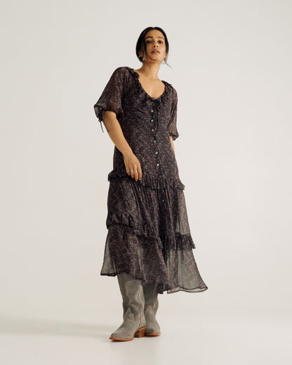 Women's Elbow-Length Maxi Dress | Tecovas Women