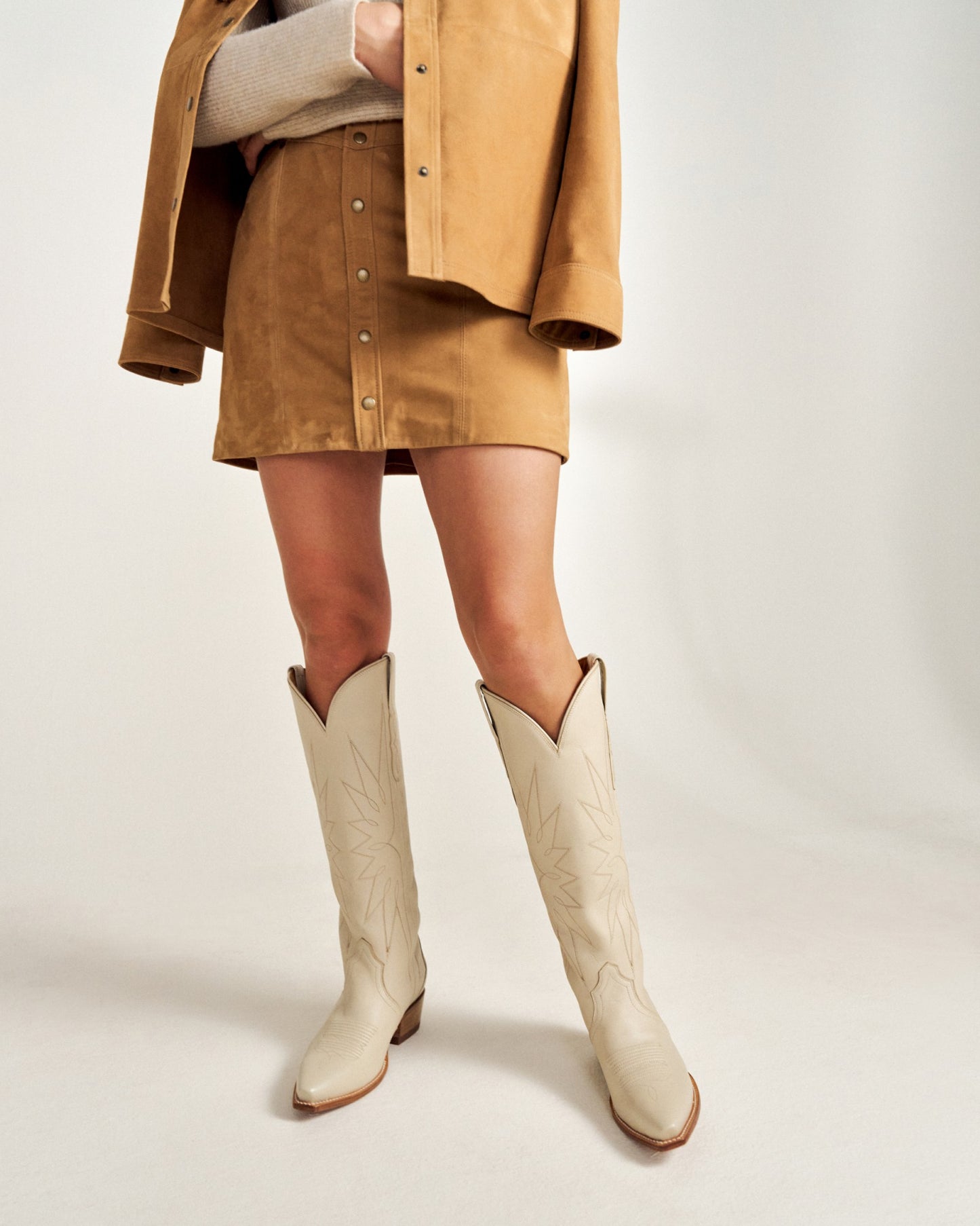 Women's Mini Suede Skirt | Tecovas Women