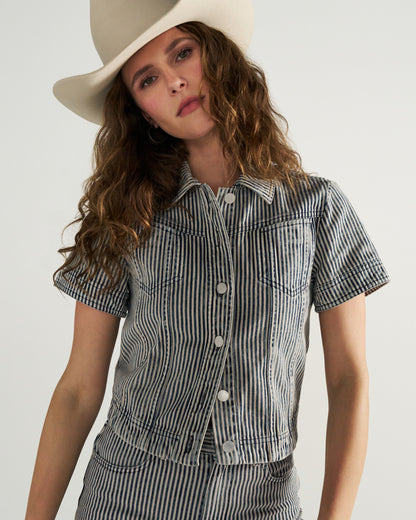 Blue/White,XS