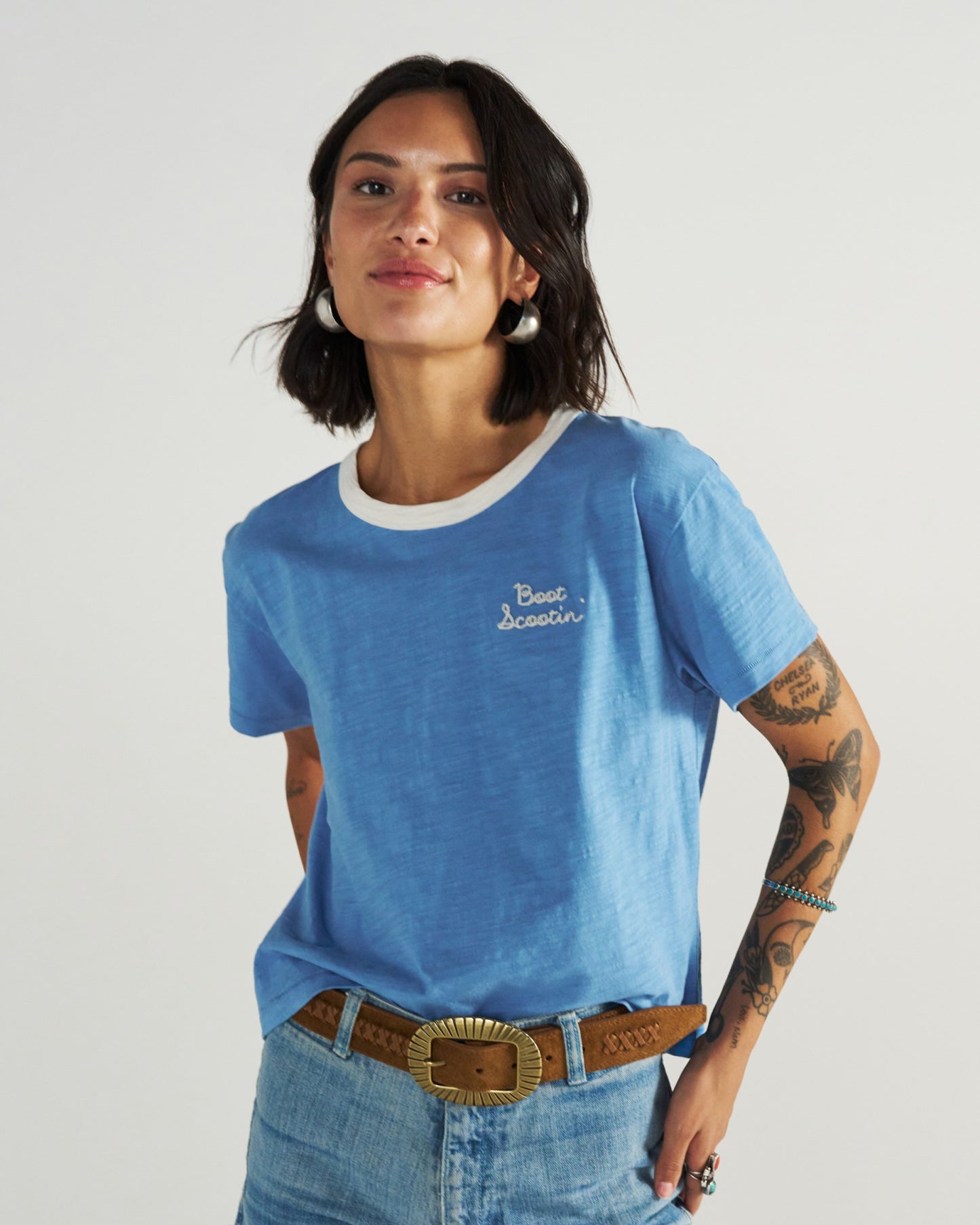 Women's Vintage Ringer Tee | Tecovas Women