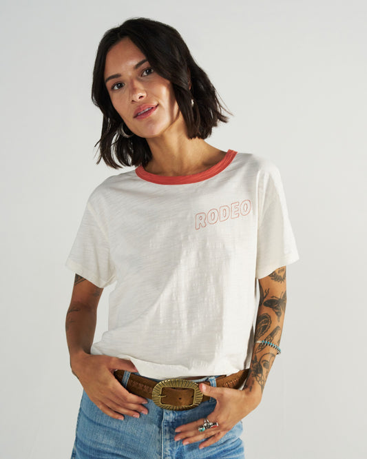 Women's Vintage Ringer Tee | Tecovas Women