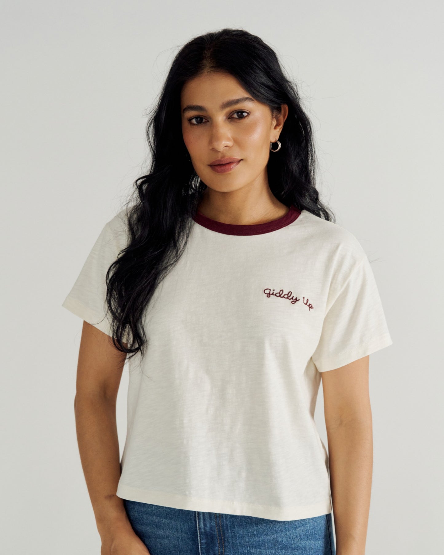 Women's Vintage Ringer Tee | Tecovas Women